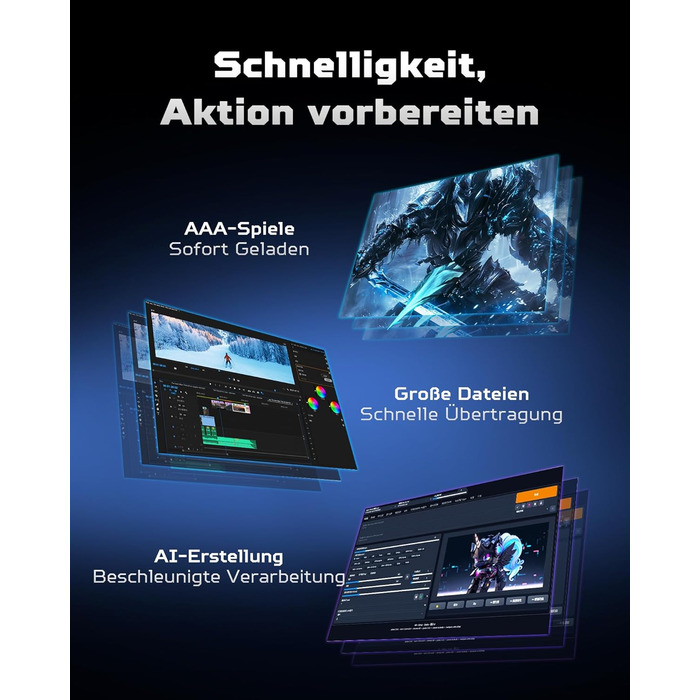 SSD Acer Predator GM6 1TB M.2 NVMe PCIe 4.0 - Швидкий накопичувач для ігор та ПК