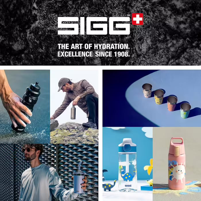 SIGG - Insulated Drinking Bottle Kids - Shield Therm ONE - Suitable for Carbonated Drinks - Leak-Proof & Lightweight - BPA-Free - 0.5L
