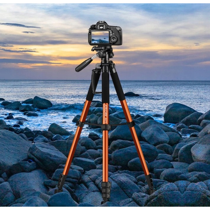 Штатив Joilcan для камер Canon та Nikon, легкий, 188 см, з тримачем для телефону