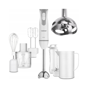 Занурювальний блендер Zelmer ZHB4555S 800 Вт з подрібнювачем для змішування та збивання