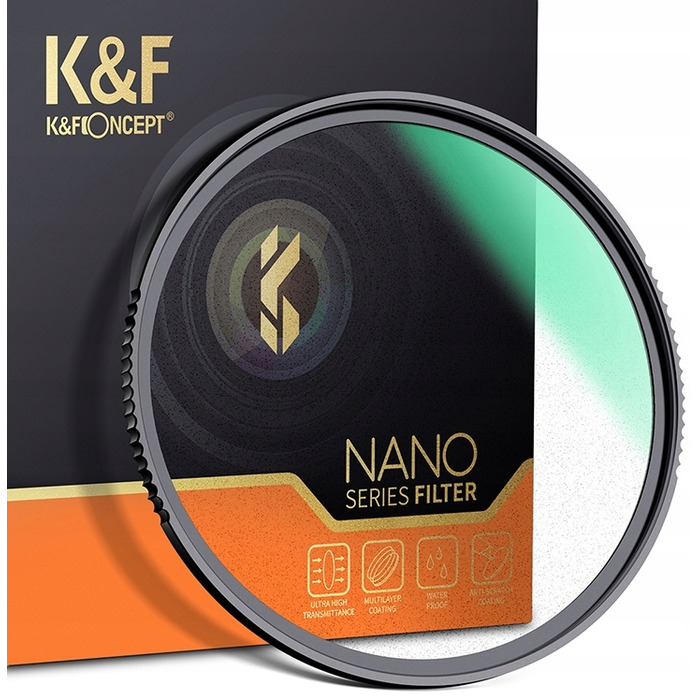Ефектний фільтр K&F Concept Black Mist 1/4 Nano X PRO 58мм (дифузійний)