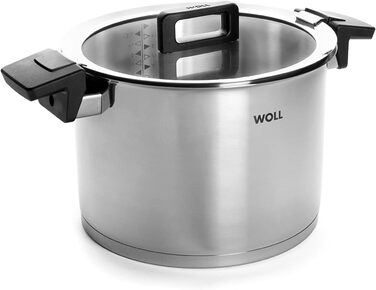 WOLL Concept – каструля з нержавіючої сталі, 24 см, 7.6 л, з кришкою, для всіх типів плит, індукція, до 200°C