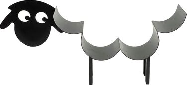 DanDiBo Toilet Paper Holder Black Metal Sheep 3.0 WC Roll Holder Toilet Paper Holder Freestanding WC Paper Holder Toilet Roll Holder
