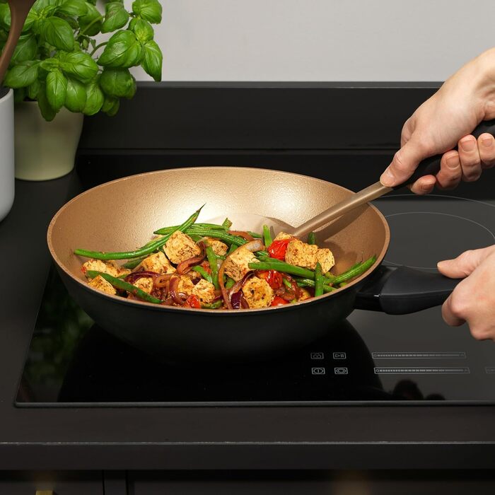 Сковорода гриль Russell Hobbs RH01674BEU7 28 см з антипригарним покриттям (індукція, Wok)