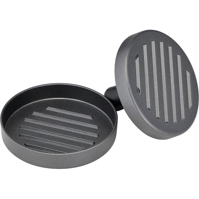 Прес для бургерів Tefal K18511 12 см антипригарний, для м'яса, риби та овочів, сірий/чорний