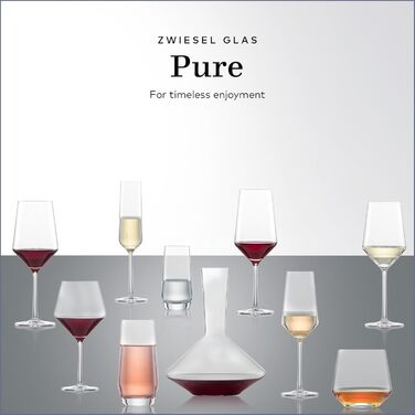 Schott Zwiesel Pure Wine Glass Set, Clear, 6-Piece