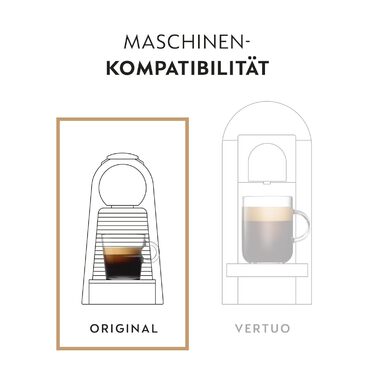 Капсули для кави Nespresso Original Ispirazione Napoli, темне обсмаження, 50 капсул. Сумісна з Nespresso Original