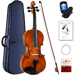 Скрипка Aileen Violine 4/4 для початківців (набір) - скрипка для дорослих та дітей (від 12 років) з інструкцією