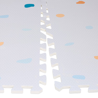 Relaxdays Puzzle Mat with Dots, 6-Piece Set