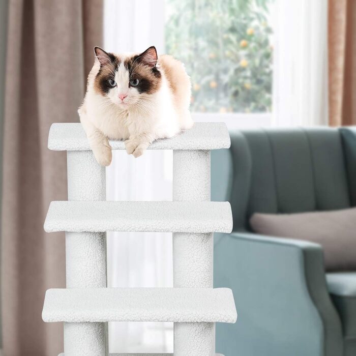 Сходи для котів SOARS, 4-ступеневі, до 25 кг, для собак, котячий комплекс, 61 x 41 x 60 см