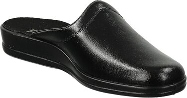 Чоловічі тапочки Rohde Lekeberg, 42 EU, чорні - комфортні домашні капці для дому та саду