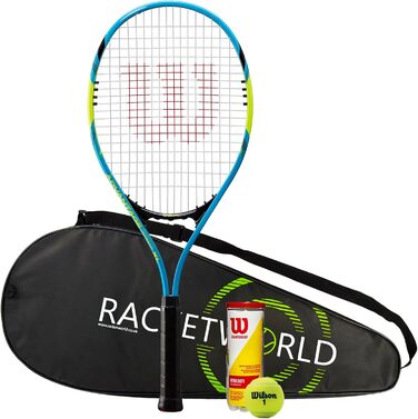 Тенісний корт Wilson Hyper Control: ракетка, чохол та 3 м'ячі Championship