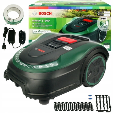 Робот-газонокосарка Bosch Indego S 500 18V, ширина зрізу 19 см