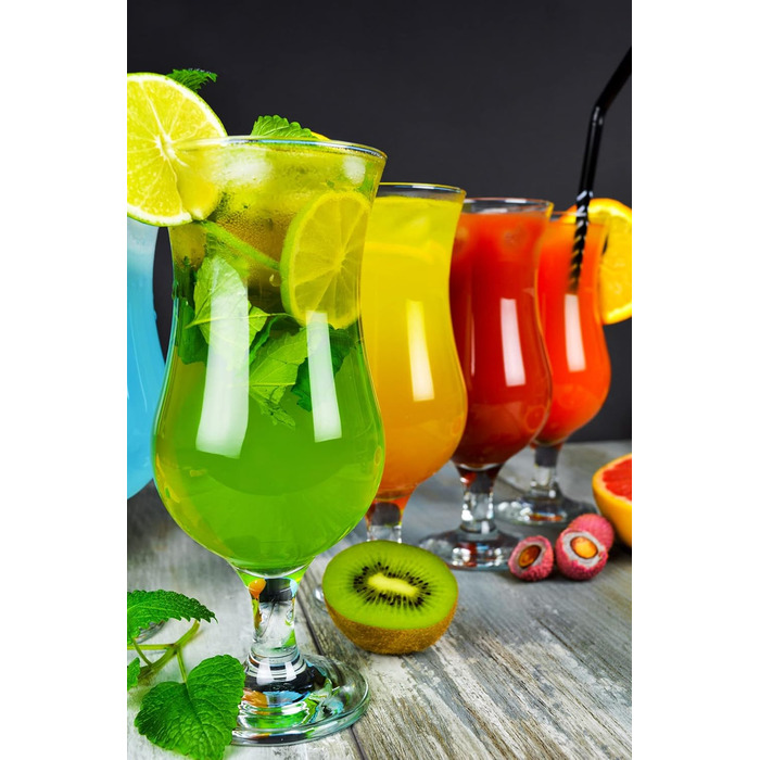 6 шт. склянок для коктейлів Sendez, 480 мл, Long Drink, склянка для напоїв