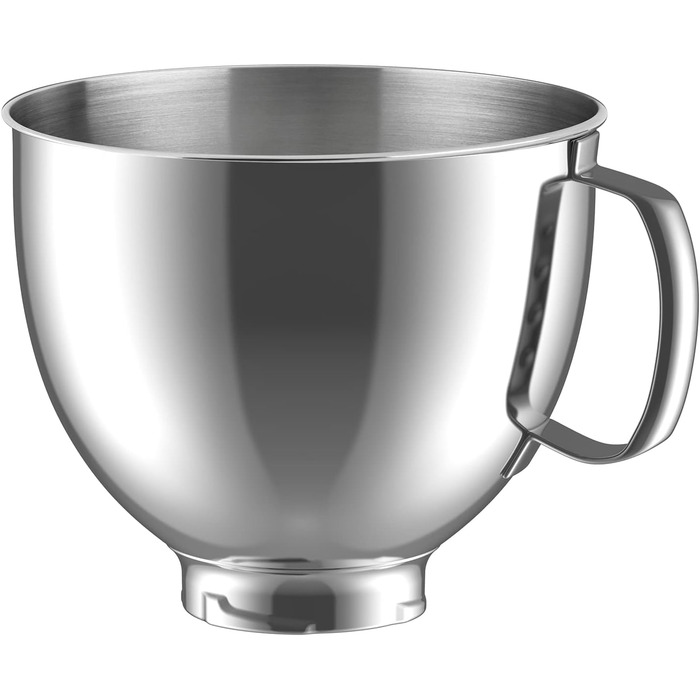Миска з нержавіючої сталі GVODE для KitchenAid 4,5-5 л – аксесуар для міксера, металева чаша для кухонної машини