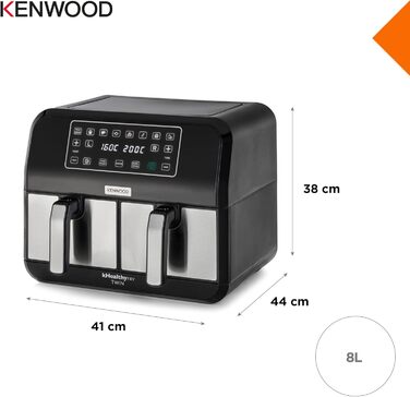 Kenwood kHealthy Fry Twin Air Fryer HFM20.000MB