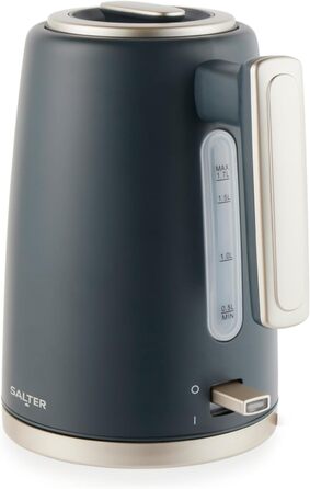 Електричний чайник Salter Marino 1.7L з функцією швидкого кип'ятіння, фільтром від накипу, поворотним основанням та захистом від сухого кип'ятіння