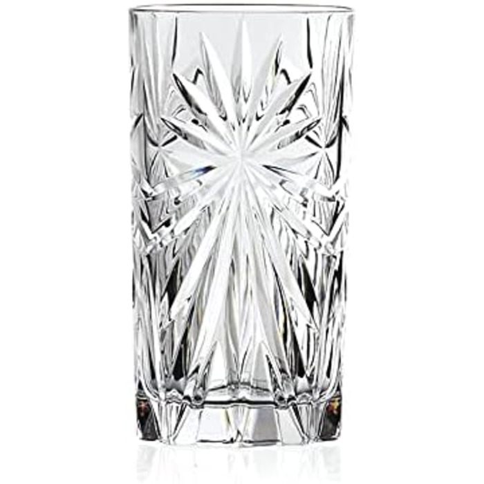 Набір з 6 келихів для шампанського/просекко RCR, 160 мл, кришталево-прозорі, стійкі до миття в посудомийній машині, для весілля/день народження