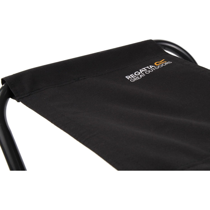 Складаний стільчик Regatta Neu Schwarz - легкий, для кемпінгу та піших прогулянок, чорний/сірий