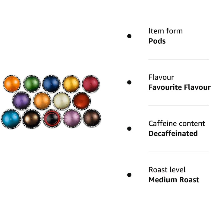 Nespresso Vertuo Line Стартовий набір: 20 капсул для кавомашини Vertuo