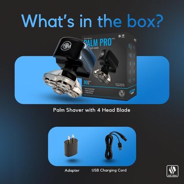Skull Shaver Palm MX5: Електричний гоління голови та обличчя, гладке гоління