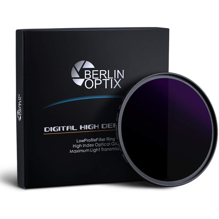 Фільтр ND1000 Berlin Optix Premium 40.5mm для фотографії пейзажів та архітектури