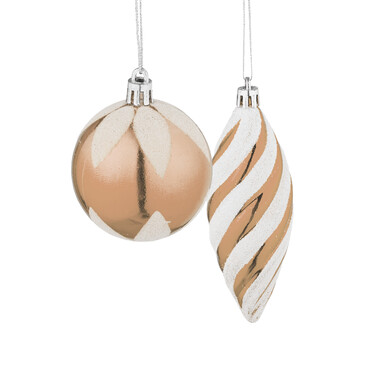 Relaxdays Set of 72 Christmas Baubles