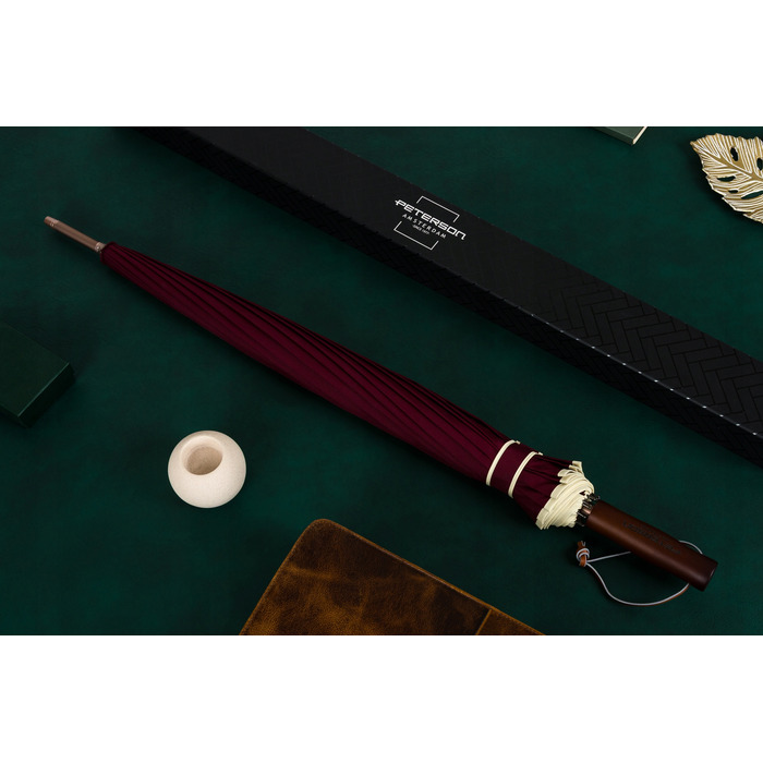 Парасолька Peterson XL, подовжена, червона (без чохла)