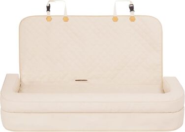 Автоматик для собак та котів у машину: килимок на заднє сидіння, 133 x 45 см, бежевий (штучна шкіра)