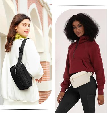 Гірчична поясна сумка для жінок та чоловіків з натуральної вовни та нейлону. Спортивна, для бігу, подорожей, з регульованим ремінцем та блискавкою. Містка для телефону та інших речей.