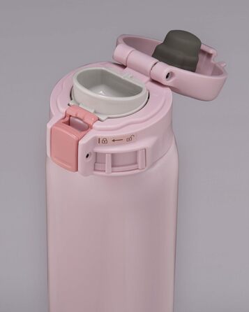 Zojirushi Stainless Steel Thermobecher - Insulated Flask, Leak-Proof, 355ml - Blue & Pearl Pink