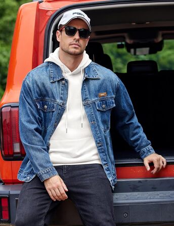 Світшот з капюшоном чоловічий COOFANDY, теплий, з кишенями, бавовна, білий XL