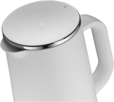 WMF Impulse Thermoskanne 1l, Insulated Carafe for Coffee or Tea, Twist-Lock Closure, Keeps Drinks Cold and Warm for 24h, Thermos for Coffee or Tea, White, Stainless Steel, Plastic