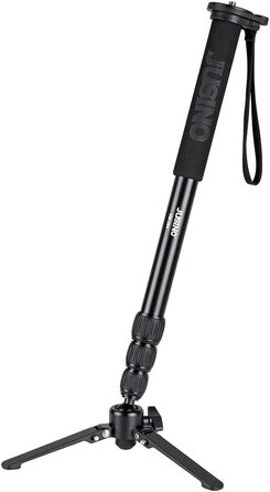 Монопод JUSINO з алюмінію з від'ємною ніжкою/стійкою, швидке розгортання, до 164 см, вантажопідйомність 10 кг, VM-284