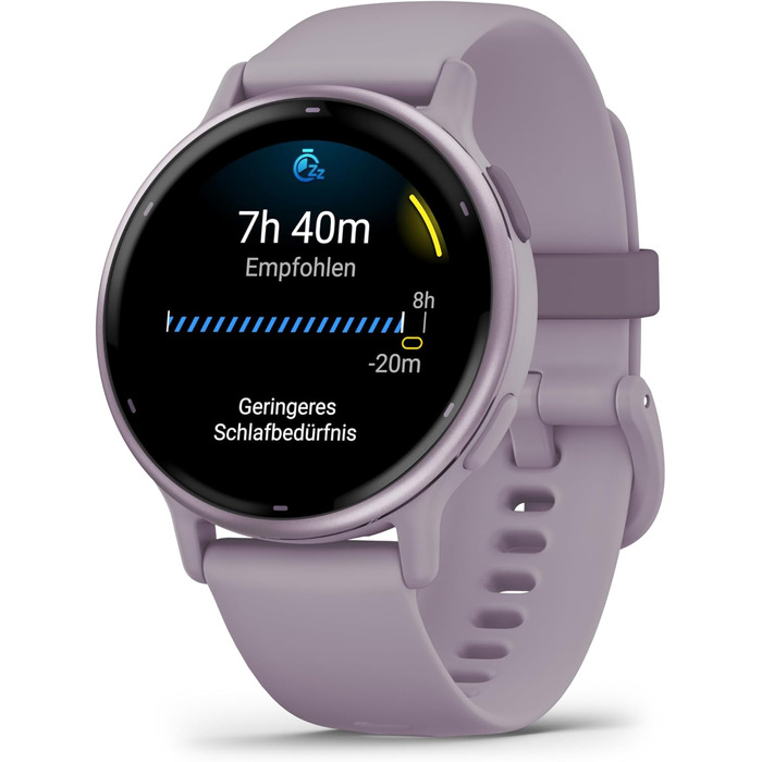Розумний годинник Garmin Vivoactive 5 42mm з GPS, AMOLED дисплеєм 1.2', до 11 днів роботи, фітнес-функціями та Garmin Pay (колір: Orchidee)