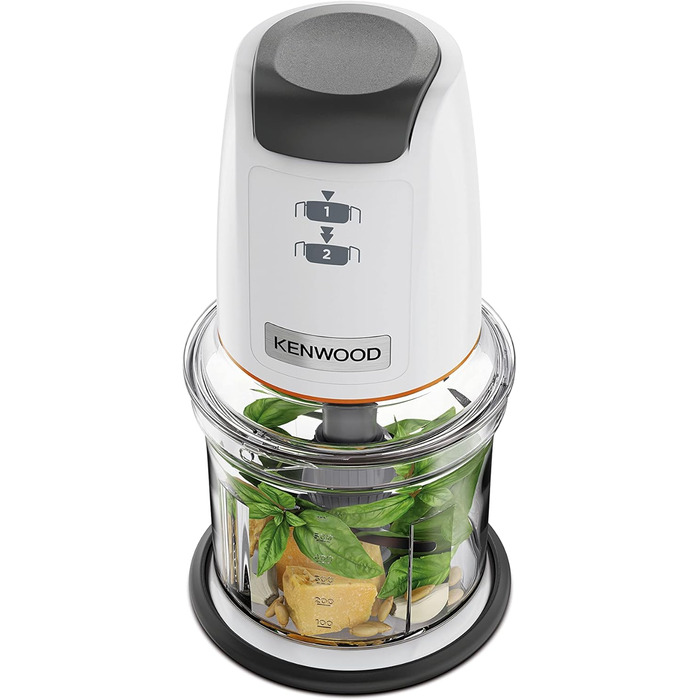 Подрібнювач Kenwood EasyChop CHP61.000WH білий, 500 Вт, 0.5 л, 2 швидкості, льододробар
