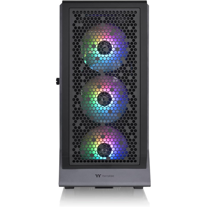 Корпус Thermaltake Ceres 500 TG ARGB Mid-Tower ATX/E-ATX, 4 ARGB вентилятори, загартоване скло, USB-C, Black