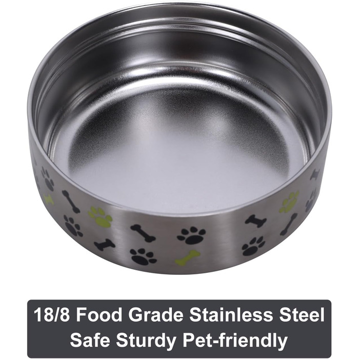 GiNT Ізольована пляшка для води з нержавіючої сталі для собак та людей, багаторазова поїлка-дозатор знімними мисками та сумкою, не протікає, для прогулянок, походів, кемпінгу, авто (темно-сірий)