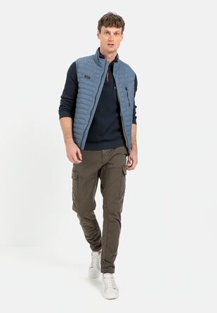 Жилет чоловічий Camel Active легкий, степний, з переробленого поліаміду, синій