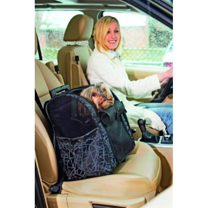 Чемодан Karlie Smart Trolley City L чорного кольору, 52 x 29 x 32 см