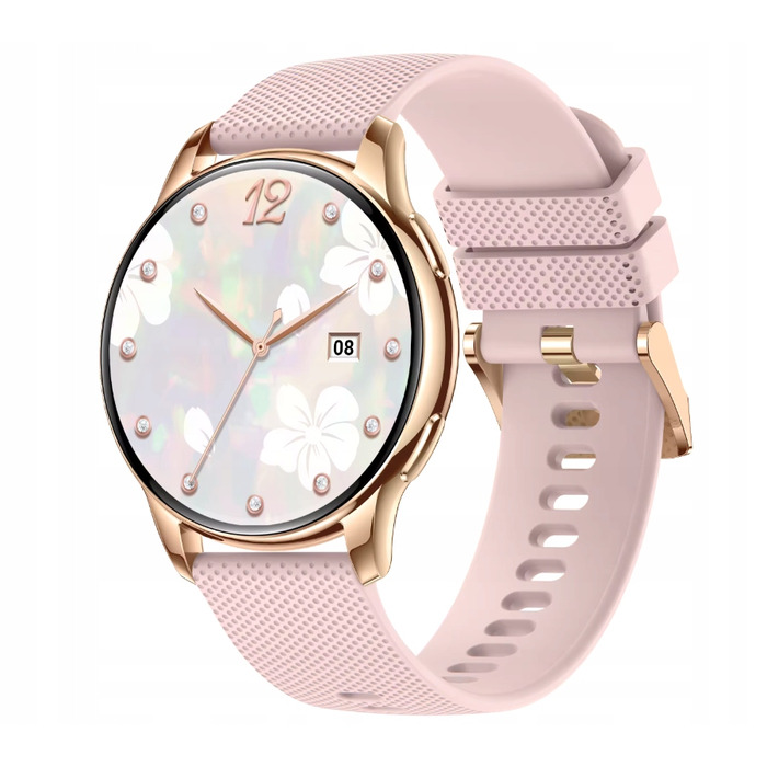 Смарт-годинник Torica SmartWatch AMOLED, 300 мАг, з функцією дзвінків та тонометром, золотий