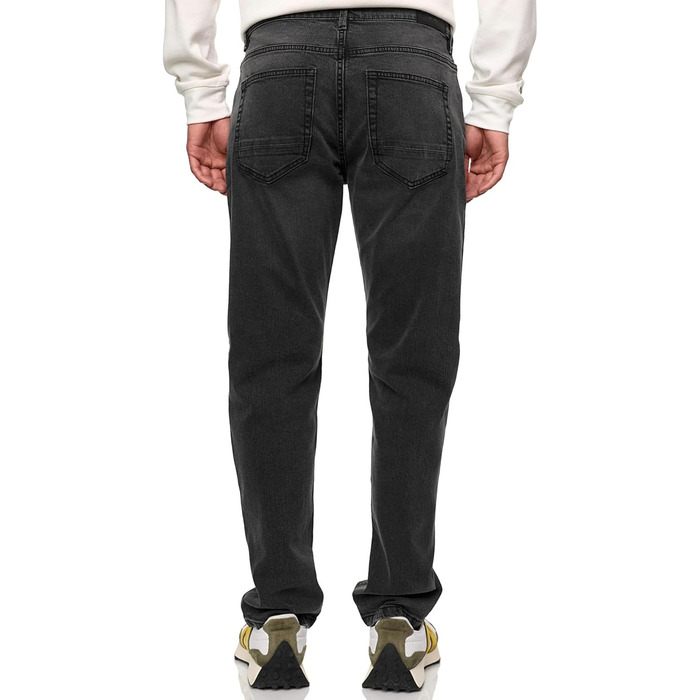 Чоловічі джинси Indicode INSantino з еластичного деніму (99% бавовна), темно-сірі, розмір 32W/32L