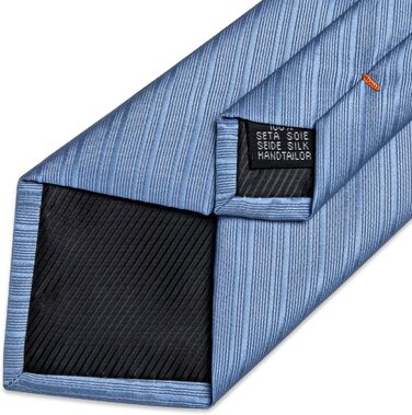 Набір краваток DiBanGu: краватка, нагрудна хустинка, запонки та затискач для краватки. Шовкова краватка в смужку (оливковий/чорний, блакитний/смугастий) для весілля, ділових зустрічей та офіційних заходів. Подарунок для чоловіка.