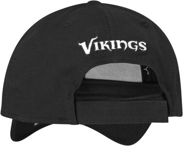 Кепка бейсболка New Era 9Forty NFL Minnesota Vikings чорна з регульованим розміром