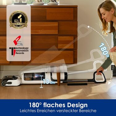 Вертикальний миючий пилосос Tineco Floor One Stretch S6 з функцією самоочищення