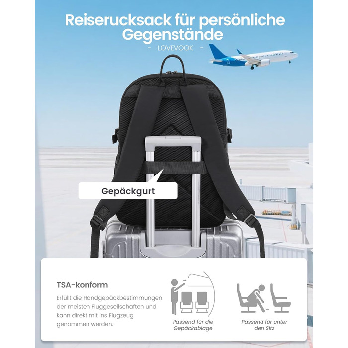 LOVEVOOK Рюкзак для ноутбука 15.6