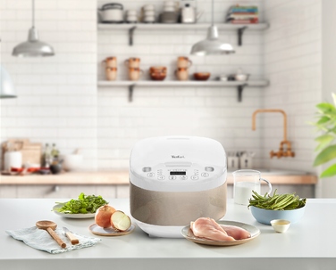 Мультиварка Tefal SimplyCook Plus RK6221E1, 12-в-1, 4 л, з кошиком