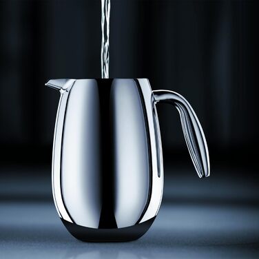 Френч-прес Bodum Columbia, подвійні стінки, нержавіюча сталь, 0,5 л, для кави, можна мити в посудомийній машині, глянцевий