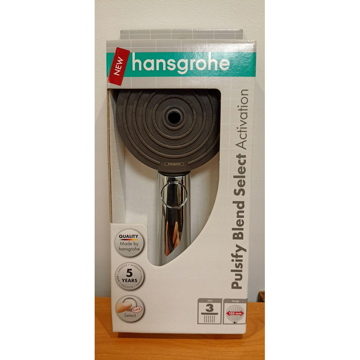 Душова лійка Hansgrohe Pulsify, матовий чорний