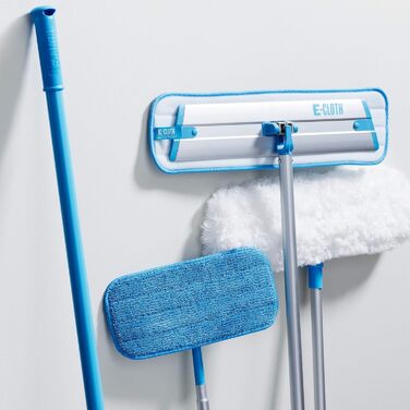 E-Cloth Deep Clean Mop Head, microfiber replacement for floor cleaning, ideal for hardwood, laminate, tile, and stone floors, washable and reusable, 4 pack